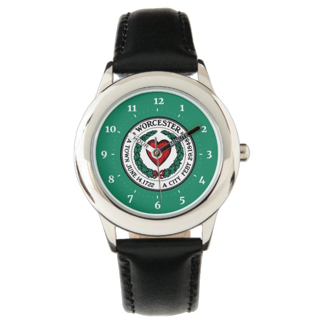 Montre Drapeau de Worcester, Massachusetts Watch (devant)