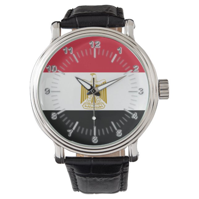 Montre Drapeau d'Egyptian (devant)
