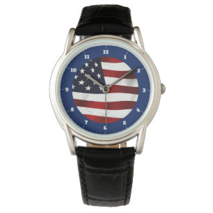 MONTRE DRAPEAU DES ÉTATS-UNIS D'AMÉRIQUE