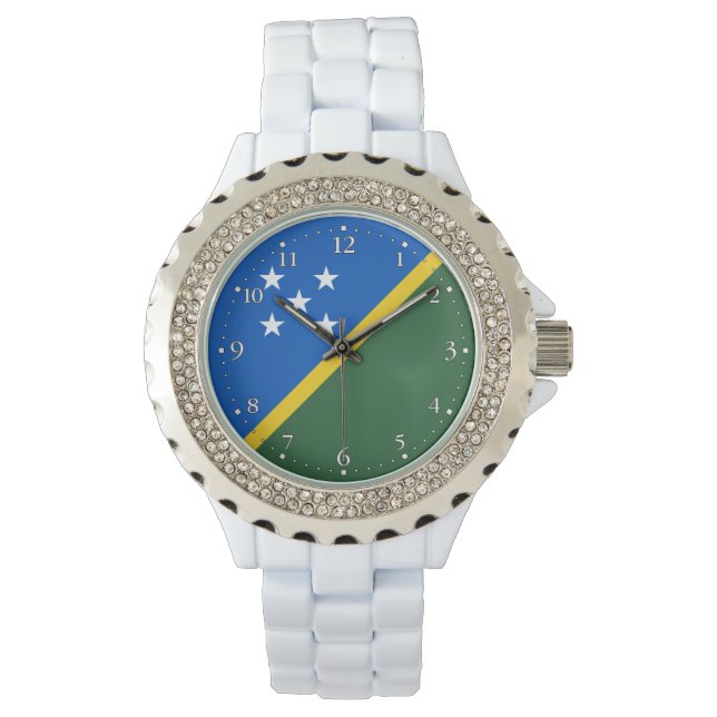 Montre Drapeau des Îles Salomon (devant)