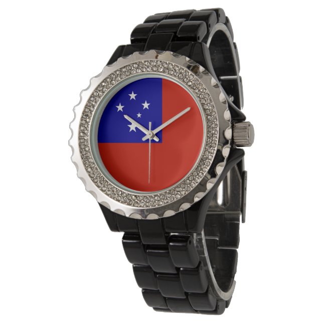 Montre Drapeau des Samoa (Incliné)