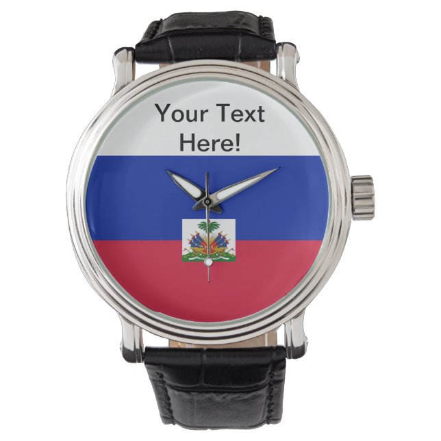 Montre Drapeau d'Haïti (devant)