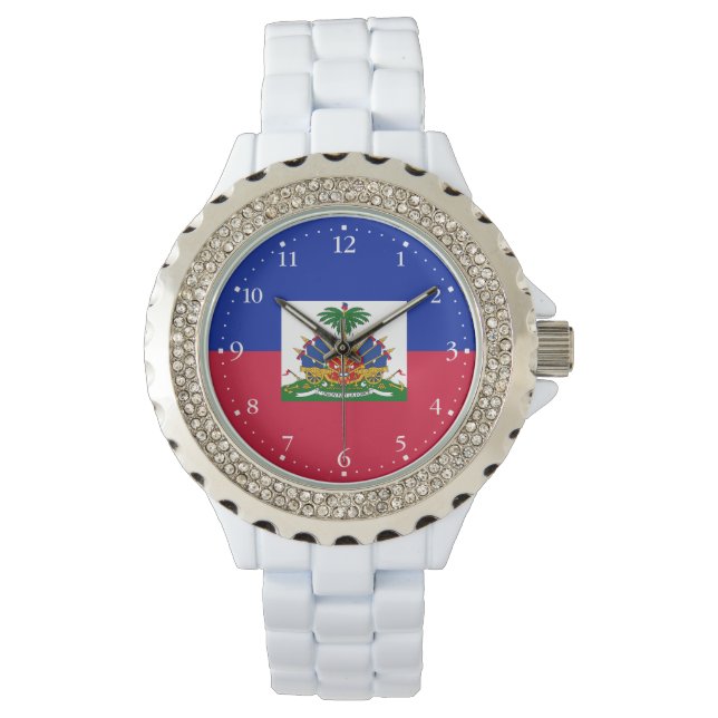 Montre Drapeau d'Haïti (devant)