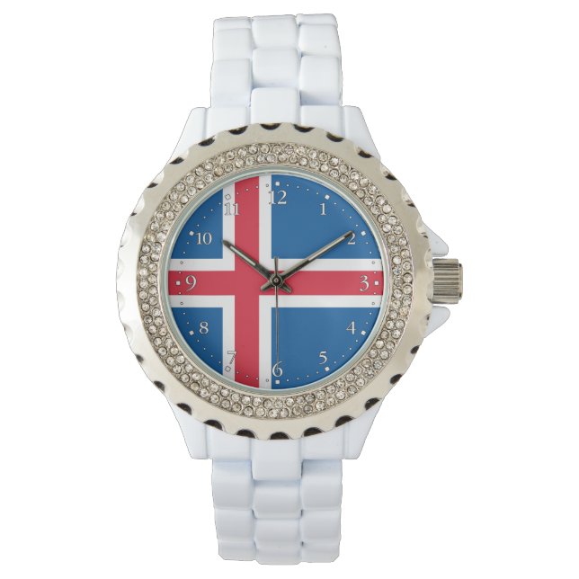 Montre Drapeau d'Islande (devant)