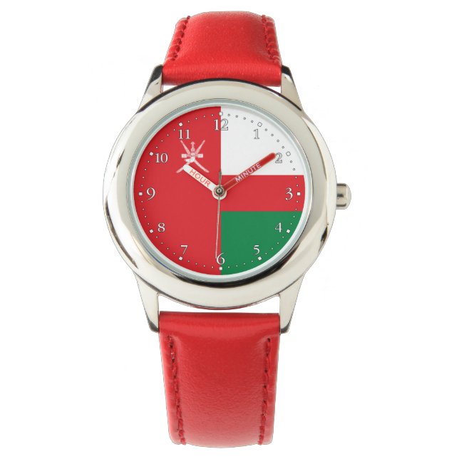 Montre Drapeau d'Oman (devant)