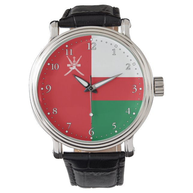 Montre Drapeau d'Oman (devant)