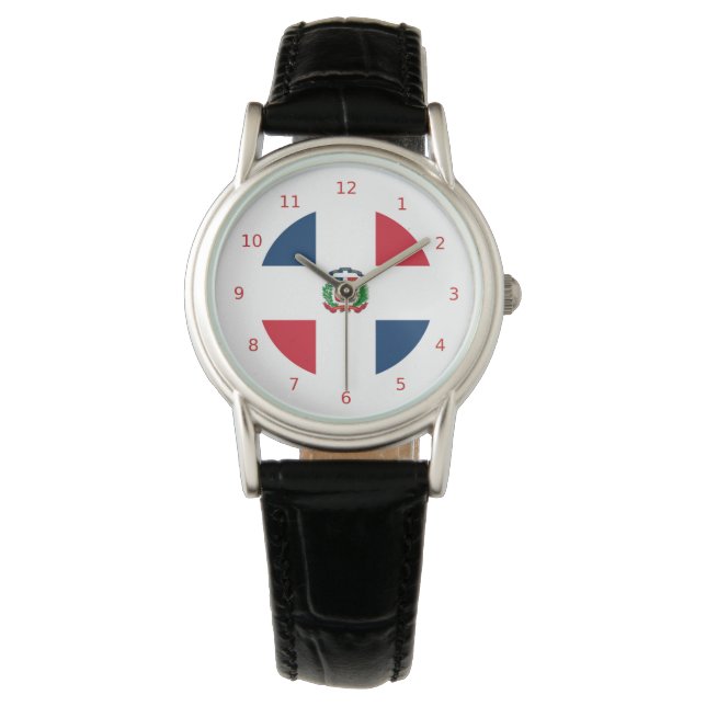 Montre Drapeau dominicain (devant)