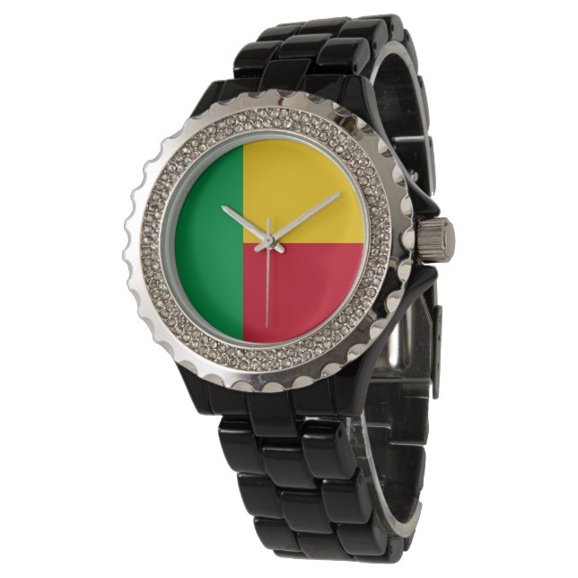 Montre Drapeau du Bénin (Incliné)