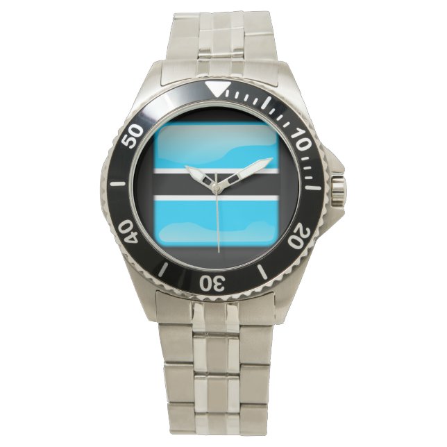 Montre Drapeau du Botswana (devant)