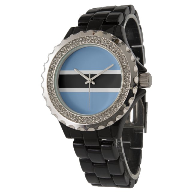 Montre Drapeau du Botswana (Incliné)