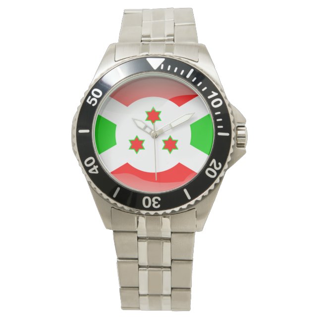 Montre Drapeau du Burundi (devant)