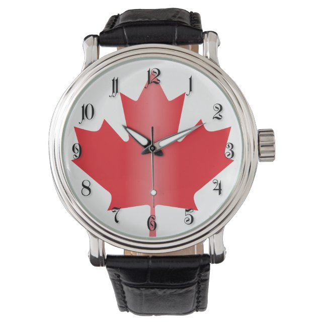 Montre Drapeau du Canada (devant)