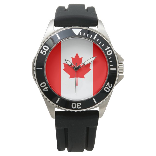 Montre Drapeau du Canada (devant)