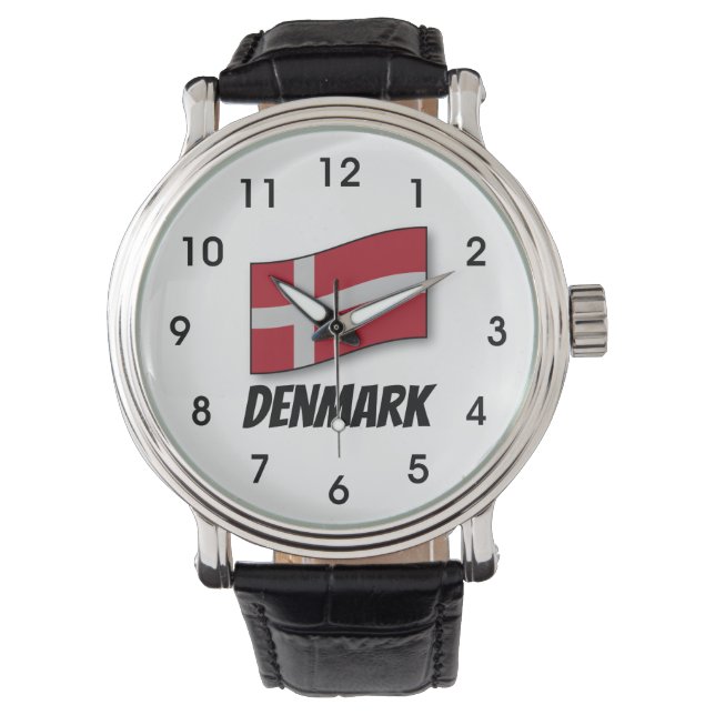 Montre Drapeau du Danemark (devant)