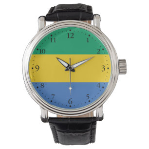 Montre Drapeau du Gabon