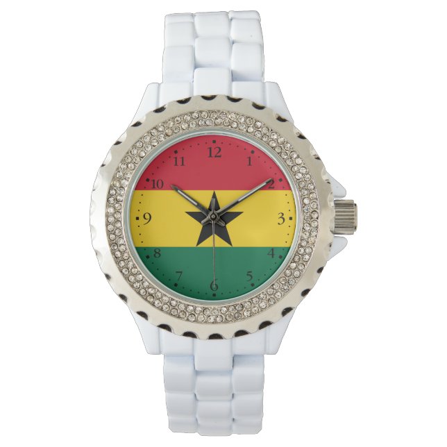 Montre Drapeau du Ghana (devant)