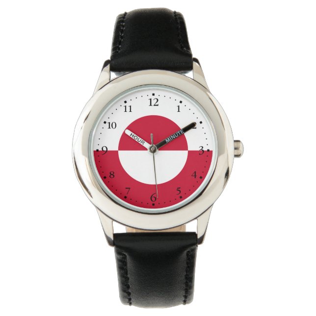 Montre Drapeau du Groenland (devant)