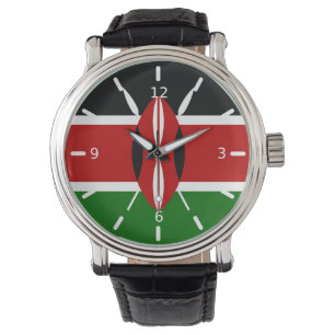 Montre Drapeau du Kenya