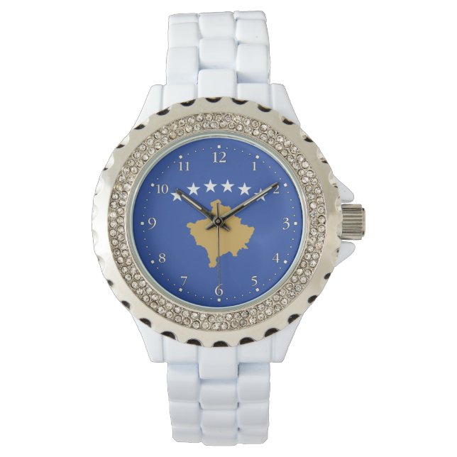 Montre Drapeau du Kosovo (devant)