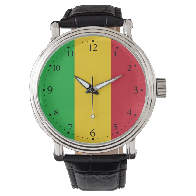 Montre Drapeau du Mali (devant)