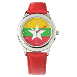 Montre Drapeau du Myanmar