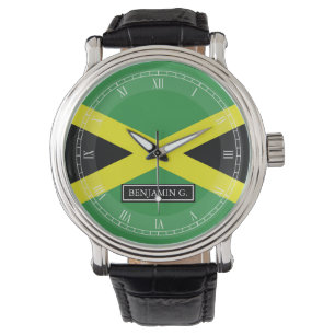 Montre Drapeau du nom de coutume de la Jamaïque