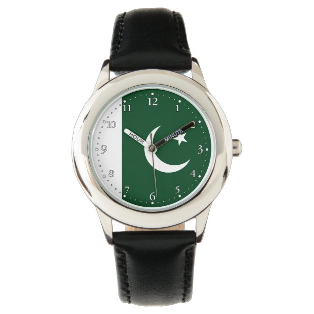 Montre Drapeau du Pakistan (devant)
