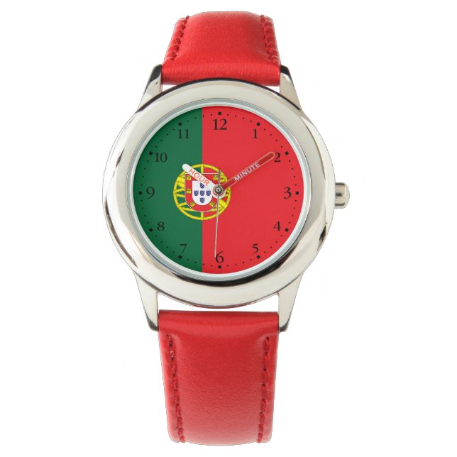 Montre Drapeau du Portugal (devant)