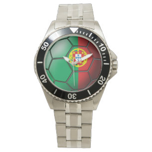 Montre Drapeau du Portugal Soccer Ball