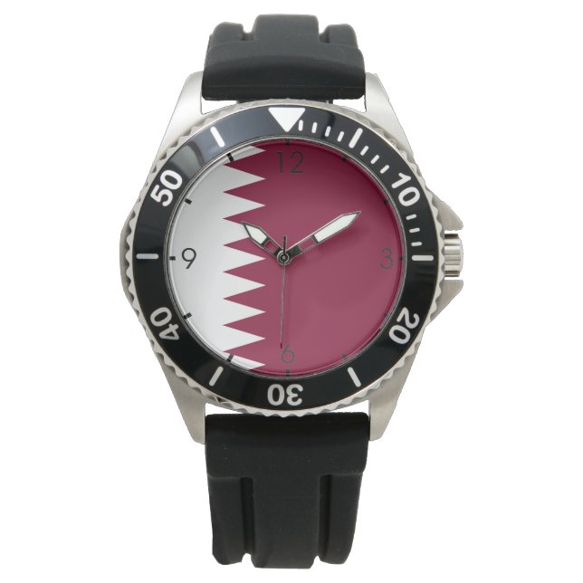 Montre Drapeau du Qatar (devant)