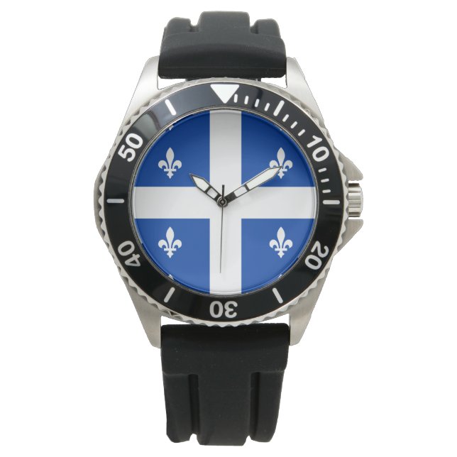 Montre Drapeau du Québec (devant)