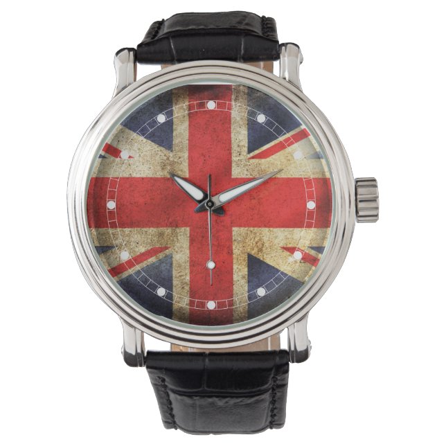 Montre Drapeau du Royaume-Uni (plusieurs modèles) (devant)