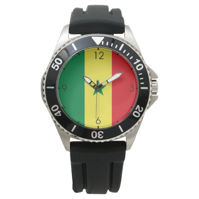 Montre Drapeau du Sénégal (devant)