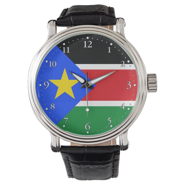 Montre Drapeau du Soudan du Sud (devant)