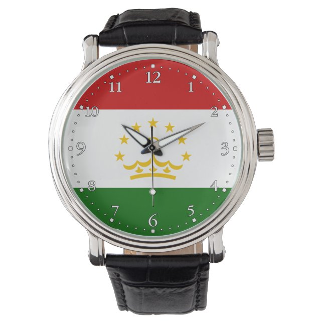 Montre Drapeau du Tadjikistan (devant)