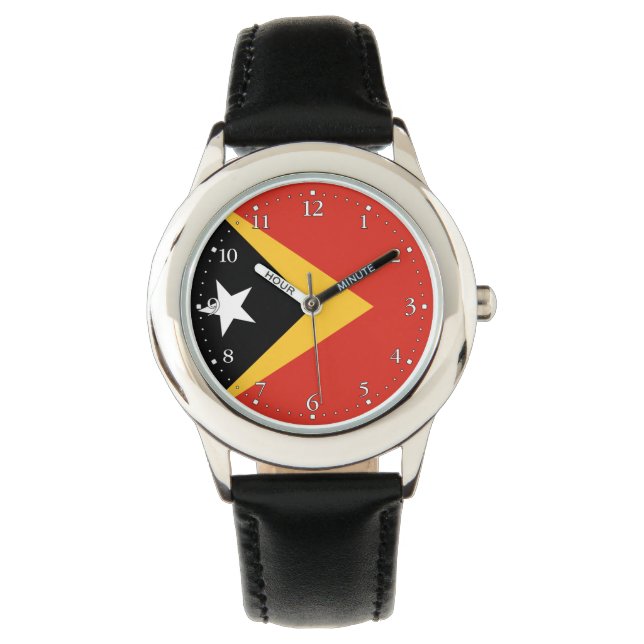 Montre Drapeau du Timor oriental (devant)