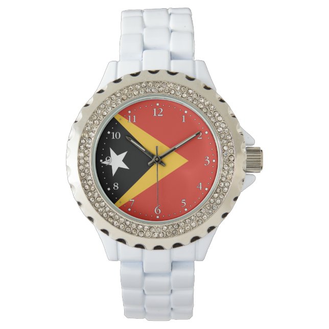 Montre Drapeau du Timor oriental (devant)