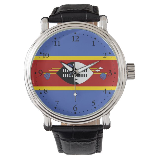 Montre Drapeau Eswatini (devant)