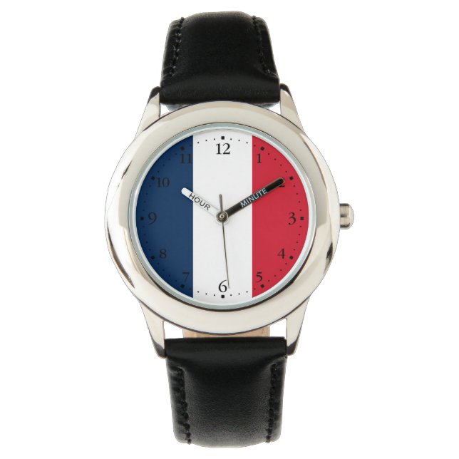 Montre Drapeau français (devant)