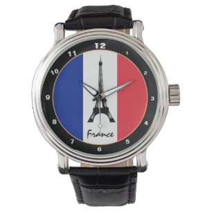 Montre Drapeau français & Tour Eiffel - France /fans spor