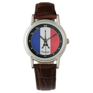 Montre Drapeau français & Tour Eiffel - France /fans spor