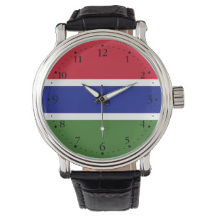 Montre Drapeau Gambie