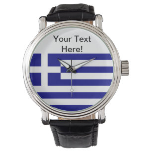 Montre Drapeau grec