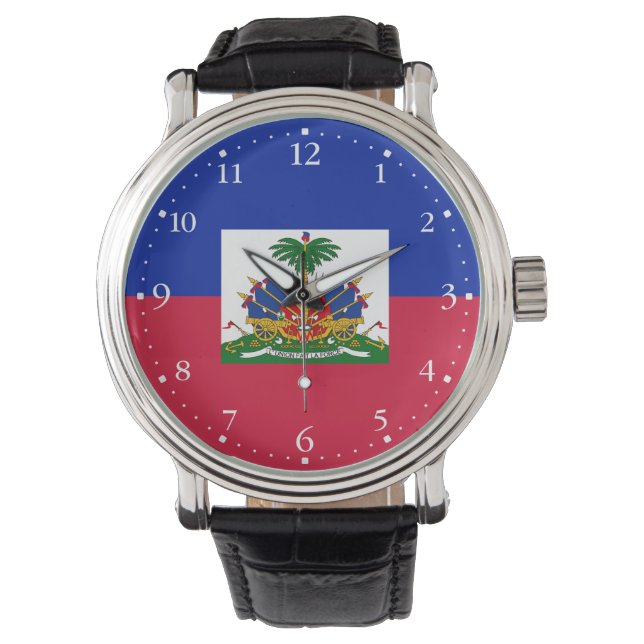 Montre Drapeau Haïti (devant)