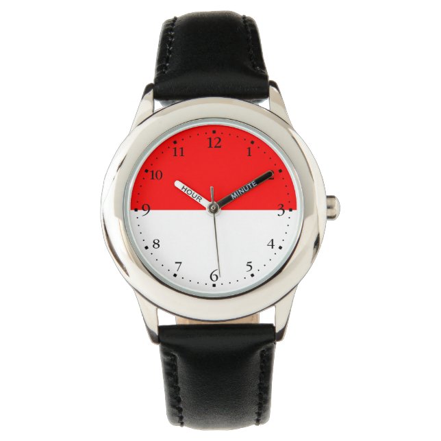 Montre Drapeau Indonésie (devant)