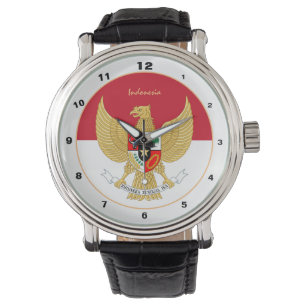 Montre Drapeau indonésien, mode indonésienne / sports