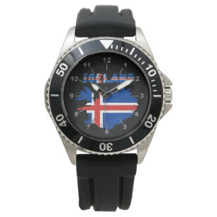 Montre Drapeau islandais
