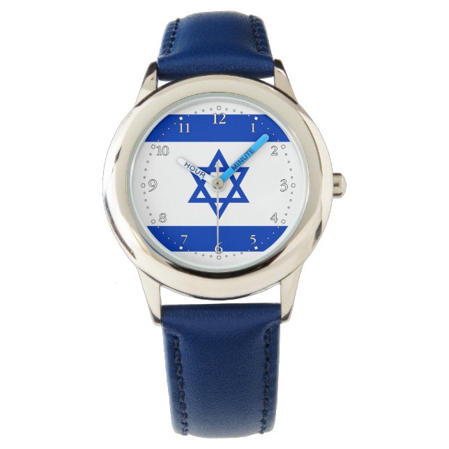 Montre Drapeau Israël (devant)