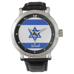 Montre Drapeau israélien & Jérusalem, Eventails de voyage