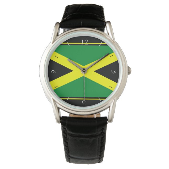 Montre Drapeau jamaïcain (devant)